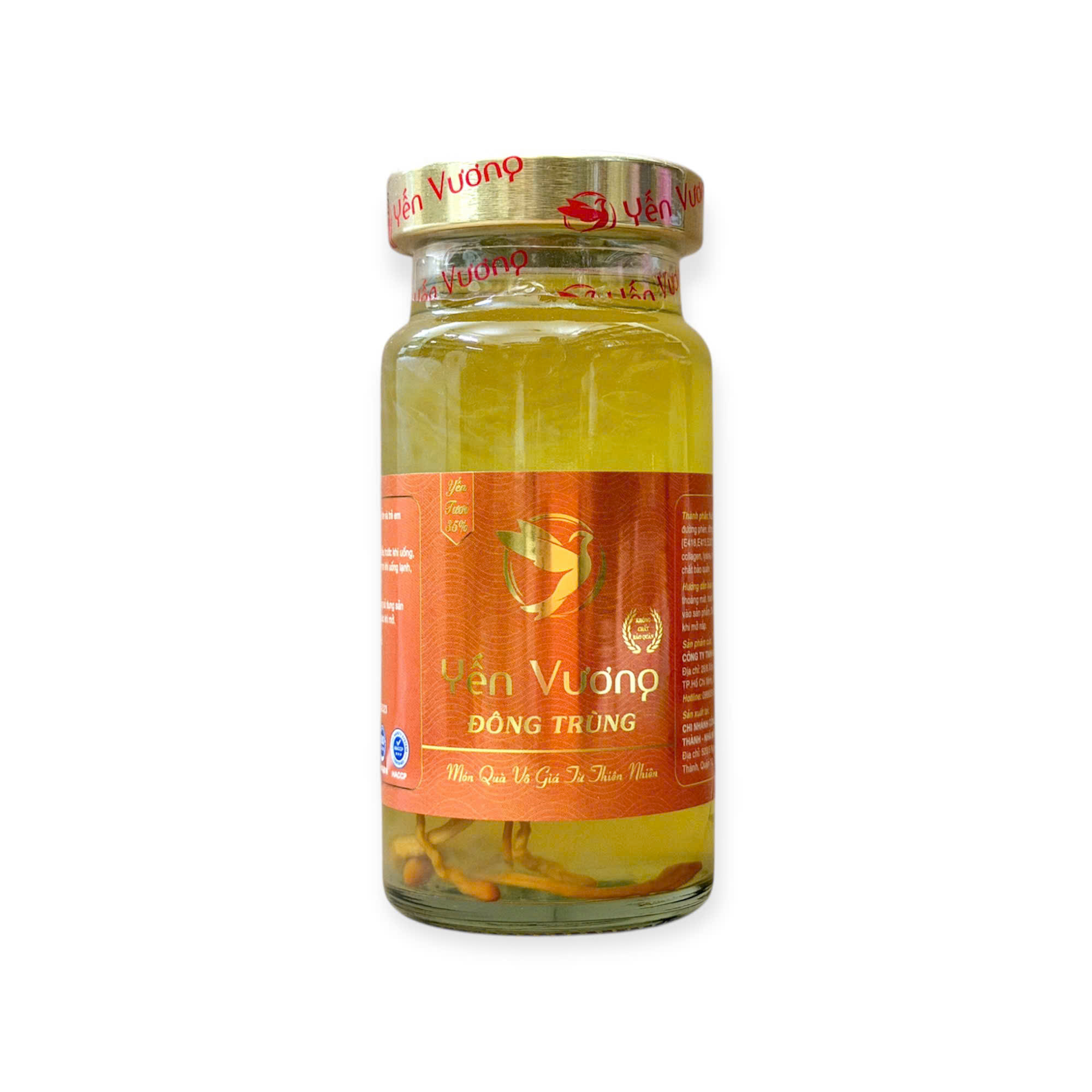 Hũ yến Vương 140ml Đông Trùng